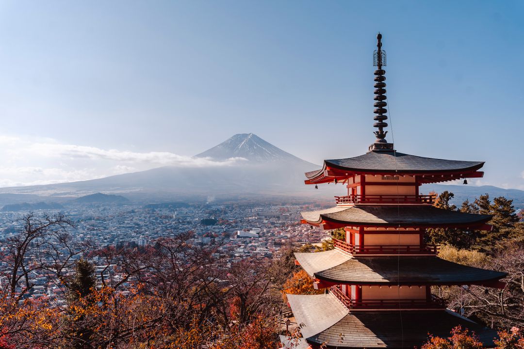 Planina Fudži i pagoda Chureito – Japan