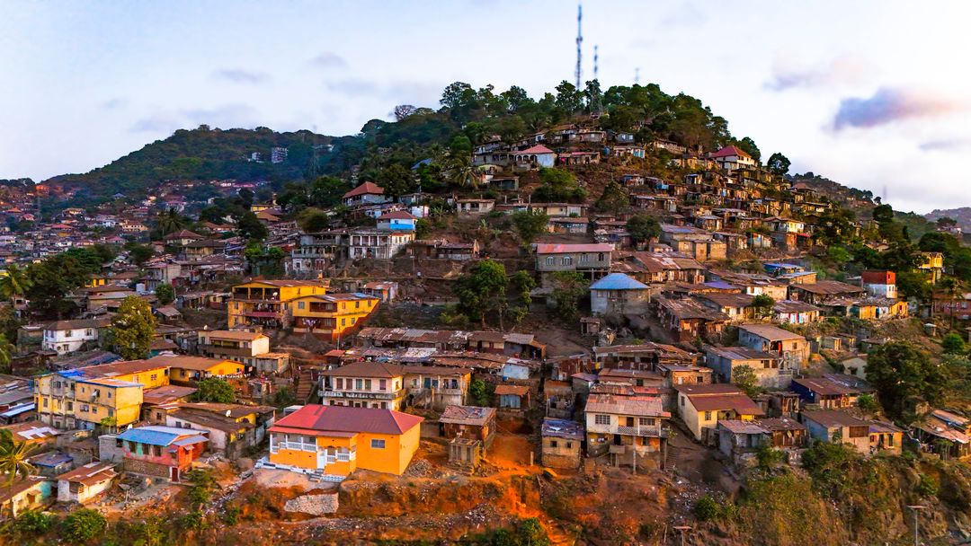 Freetown i brdo Aureol – Sijera Leone
